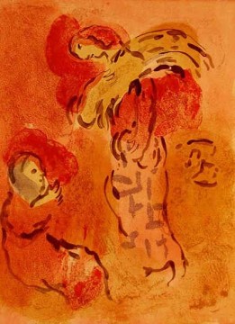 Ruth Gleaning contemporáneo Marc Chagall Pinturas al óleo